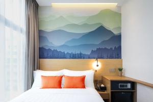 Hotel YX Lai Chi Kok 객실 침대