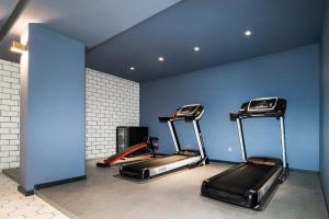 Fitnes oz. oprema za telovadbo v nastanitvi 利怡酒店汕头高铁站万象城店