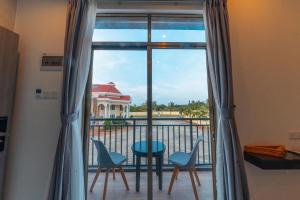 Balkón nebo terasa v ubytování Bohol Panglao Begonia Resort
