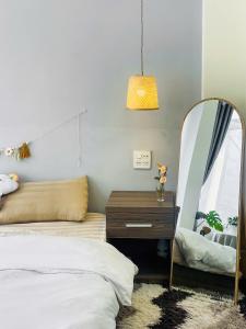 Postel nebo postele na pokoji v ubytování Little Chái Nho Homestay