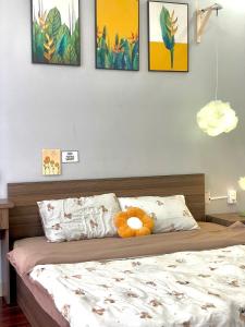 Postel nebo postele na pokoji v ubytování Little Chái Nho Homestay