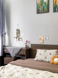 Postel nebo postele na pokoji v ubytování Little Chái Nho Homestay