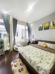 Postel nebo postele na pokoji v ubytování Little Chái Nho Homestay