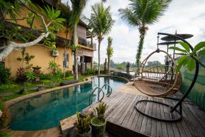 Bazén v ubytování Kubu Sari Ubud nebo v jeho okolí