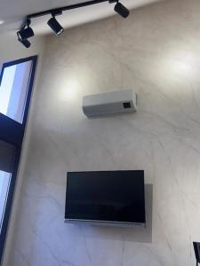 Televiisor ja/või meelelahutuskeskus majutusasutuses Pine View