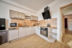Kuchyň nebo kuchyňský kout v ubytování Apartmán - Dovolená Žacléř + 37 fotografií