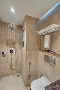 Koupelna v ubytování Park Avenue Hotel & Apartments Trichy + 37 fotografií