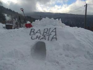 Obiekt Babia Chata zimą