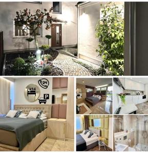 Χώρος καθιστικού στο North Nest Luxury Suites