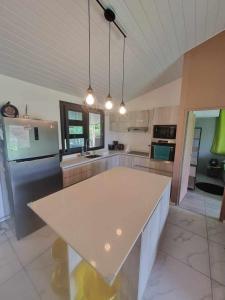 Kuchyň nebo kuchyňský kout v ubytování Léana Home à TAUTIRA