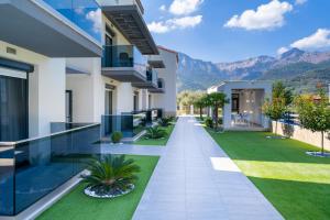 Γενική θέα στο βουνό ή θέα στο βουνό από  αυτό το ξενοδοχείο διαμερισμάτων