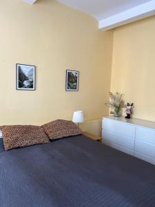 Łóżko lub łóżka w pokoju w obiekcie Apartament u Maliny