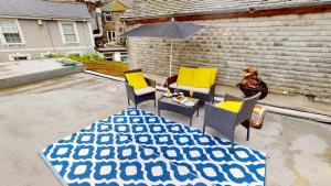 Et opholdsområde på St Ives Upper Loft