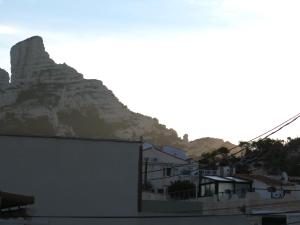 山景或在公寓看到的山景