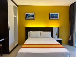 Voodi või voodid majutusasutuse Gypsy Sea View Resort- Phi Phi Island toas