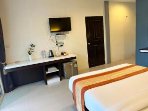 Voodi või voodid majutusasutuse Gypsy Sea View Resort- Phi Phi Island toas