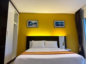 Voodi või voodid majutusasutuse Gypsy Sea View Resort- Phi Phi Island toas