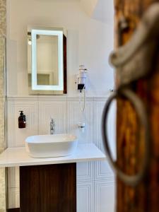 Koupelna v ubytování Hotel Villa WUN