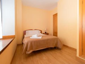 A bed or beds in a room at Apartamentos Canfranc 3000