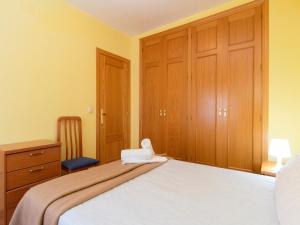 Postel nebo postele na pokoji v ubytování Apartamentos Canfranc 3000