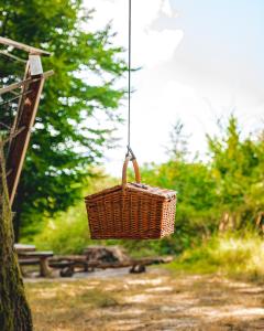Zahrada ubytování Treehouse Bojnice