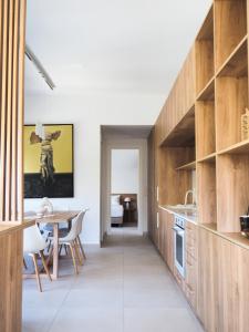 Kuchyň nebo kuchyňský kout v ubytování Trinity Urban Residences Plumeria