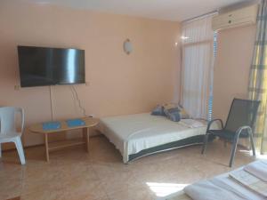 TV a/nebo společenská místnost v ubytování Studios in Complex Elit 4