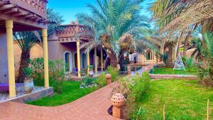 Zahrada ubytování Oasis Tilogui - Luxury hotel in Zagora