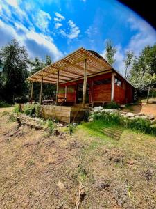 Vrt pred nastanitvijo Swiss Eco Lodge La Linda Loma - Olmué