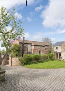 Bygningen som feriehuset ligger i