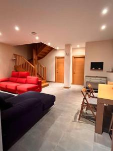 Posezení v ubytování La casita, entorno rural, servicios y comida local