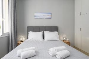 A bed or beds in a room at Casa Centrale ad Argostoli!