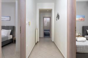 A bed or beds in a room at Casa Centrale ad Argostoli!