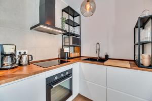 Kuchyň nebo kuchyňský kout v ubytování Urban Chic Loft Malaga City Center