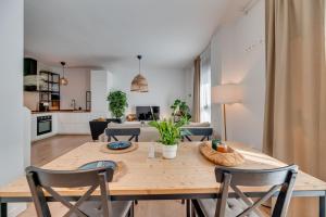 Kuchyň nebo kuchyňský kout v ubytování Urban Chic Loft Malaga City Center