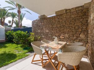 Vonkajšia záhrada v ubytovaní Bonito Bungalow a pocos metros de la playa
