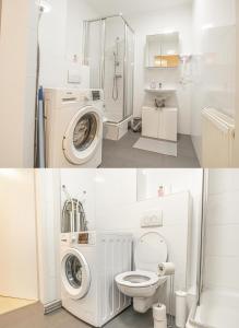 Ванная комната в Superb Fully Equipped Apartment, 9 min to City Center via Metro