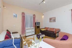 Televízia a/alebo spoločenská miestnosť v ubytovaní Apartment Zvone + 10 fotografií