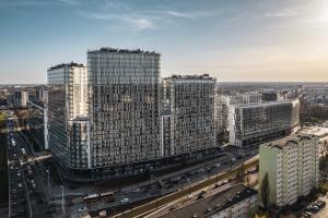 Výhľad na mesto Varšava alebo výhľad na mesto priamo z apartmánu