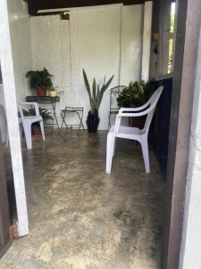 Island Home的庭院或其他户外区域