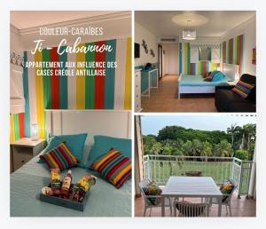 Balcó o terrassa a Couleur caraïbes-Ti créole appartement pierre et vacances accès plage et piscine