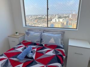 Ένα ή περισσότερα κρεβάτια σε δωμάτιο στο Nuevo Apartamento exclusivo con terraza privada