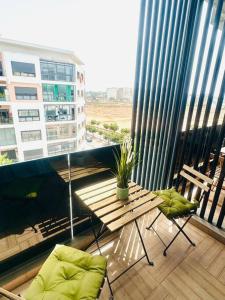 Μπαλκόνι ή βεράντα στο Emerald 34 Bourgogne Studio