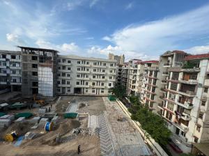 an aerial view of a building under construction at Couple Love Condos 1BHK in Zirakpur