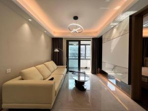 Χώρος καθιστικού στο Shanghai HongQiao Airport Branch National Convention and Exhibition Center great 3 bedrooms Boutique designer house have two bathrooms