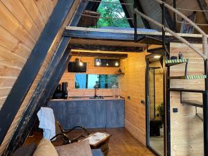 Dapur atau dapur kecil di A-Frame Rest-Art