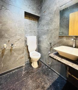 Koupelna v ubytování Hotel Regency