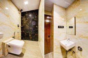 Koupelna v ubytování Hotel Airport Crown Andheri East, Mumbai
