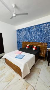 Postel nebo postele na pokoji v ubytování Aidensfarmstay