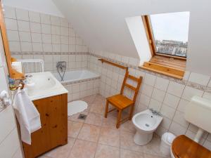 ห้องน้ำของ Amadeus Vendégház